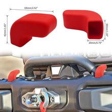 Load image into Gallery viewer, For 07-23 Jeep Wrangler JK/JL/JT Front Bumper Trailer Hook Cover