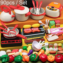 Load image into Gallery viewer, Children Simulation Kitchen Cooking Toys Pretend Play Educational Toys Set