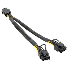 Load image into Gallery viewer, 6Pin To Dual 8Pin Graphics Card Set Cable One To Two Power Supply Cable Adapter, 6Pin To Dual 8Pin