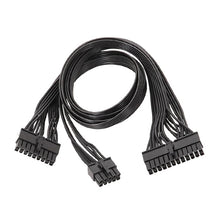Load image into Gallery viewer, For EVGA 10Pin / 18Pin To 24Pin Flat Cable Module Cable Graphics Card Block Cord, 60cm For EVGA