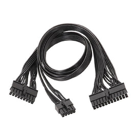 For EVGA 10Pin / 18Pin To 24Pin Flat Cable Module Cable Graphics Card Block Cord, 60cm For EVGA
