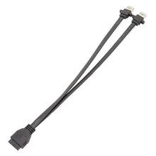 Load image into Gallery viewer, Motherboard USB3.0 Panel Cable Front 19Pin To Dual-Port A Female Data Flat Cable, 30cm, 50cm, 80cm
