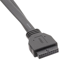Load image into Gallery viewer, Motherboard USB3.0 Panel Cable Front 19Pin To Dual-Port A Female Data Flat Cable, 30cm, 50cm, 80cm
