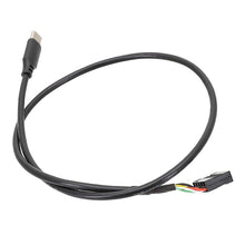 Load image into Gallery viewer, Motherboard USB 9Pin To Type-C Straight Data Double Shielded Cable, 50cm Straight