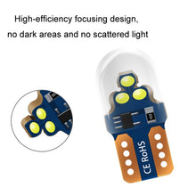 Load image into Gallery viewer, 10pcs W5W Width Indicator Light Flashing LED Crystal License Plate Light
