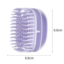 Load image into Gallery viewer, Silicone Shampoo Brush Clean Scalp Massage Brush Wet And Dry Handheld Shampoo Comb