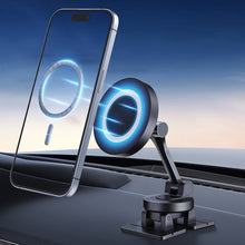 Load image into Gallery viewer, Center Console 360 Rotating Magnetic Car Phone Holder Zinc Alloy Automotive Navigation Bracket, Magnetic Holder