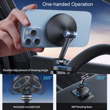Load image into Gallery viewer, Center Console 360 Rotating Magnetic Car Phone Holder Zinc Alloy Automotive Navigation Bracket, Magnetic Holder