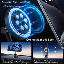 Load image into Gallery viewer, Center Console 360 Rotating Magnetic Car Phone Holder Zinc Alloy Automotive Navigation Bracket, Magnetic Holder