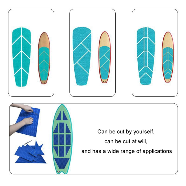 4pcs /Set EVA Surfboard Anti-Skid Pads Kayak Foot Pads