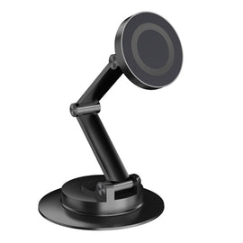 360 Rotating Car Magnetic Cell Phone Holder Magsafe Metal Car Folding Navigation Stand, Folding Magnetic Holder