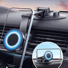Load image into Gallery viewer, 360 Rotating Car Magnetic Cell Phone Holder Magsafe Metal Car Folding Navigation Stand, Folding Magnetic Holder