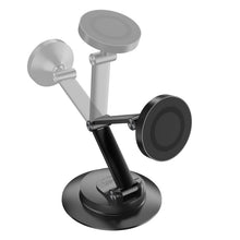 Load image into Gallery viewer, 360 Rotating Car Magnetic Cell Phone Holder Magsafe Metal Car Folding Navigation Stand, Folding Magnetic Holder