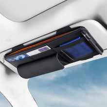 Load image into Gallery viewer, Multi-functional Car Sunshade Sunglasses ID Ticket Storage Bag Car Sun Visor Eyeglasses Case