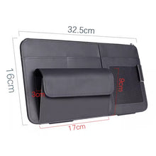 Load image into Gallery viewer, Multi-functional Car Sunshade Sunglasses ID Ticket Storage Bag Car Sun Visor Eyeglasses Case