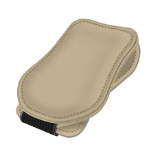 Load image into Gallery viewer, Car Eyeglasses Clip Car Leather Magnetic Closure Sunglasses Storage Bag