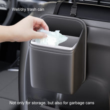 Load image into Gallery viewer, Car Seat Storage Bag With Waterproof Bucket Car Storage Multifunctional Trash Can