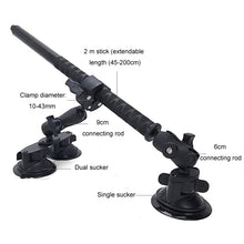 Load image into Gallery viewer, For Insta 360 ONE X / X2 / X3 / X4 Car Top Suction Cup Selfie Stick Bracket, Set 1, Set 2, Set 3, Set 4