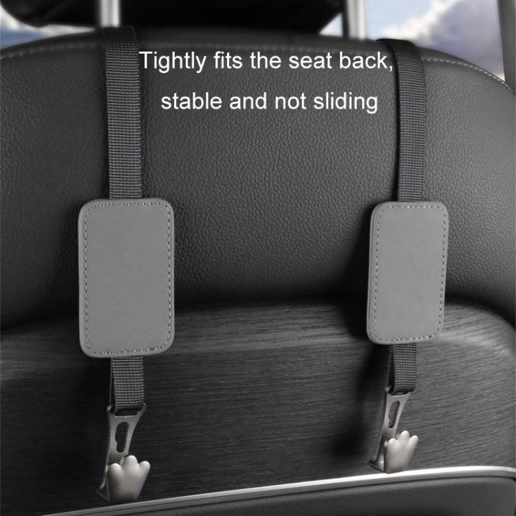 Car Seat Hook Multi-function Leather Seatback Hanger Car Interior Supplies