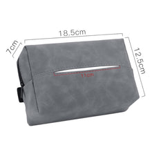 Load image into Gallery viewer, Car Armrest Box Tissue Box Car Sun Visor Seat Back Hanging Tissue Storage Bag