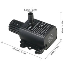 Load image into Gallery viewer, USB Power Supply Brushless Cold Water Circulating Fountain Water Pump, QR50A