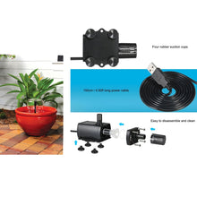 Load image into Gallery viewer, USB Power Supply Brushless Cold Water Circulating Fountain Water Pump, QR50A