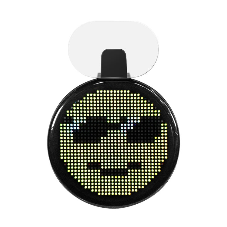 HI.GROOM Car LED Customized Pixel Emoticon Lights Bluetooth Remote Control Interactive AI Screen, No Remote Control, With Remote Control