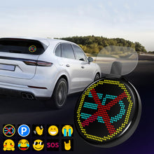 Load image into Gallery viewer, HI.GROOM Car LED Customized Pixel Emoticon Lights Bluetooth Remote Control Interactive AI Screen, No Remote Control, With Remote Control