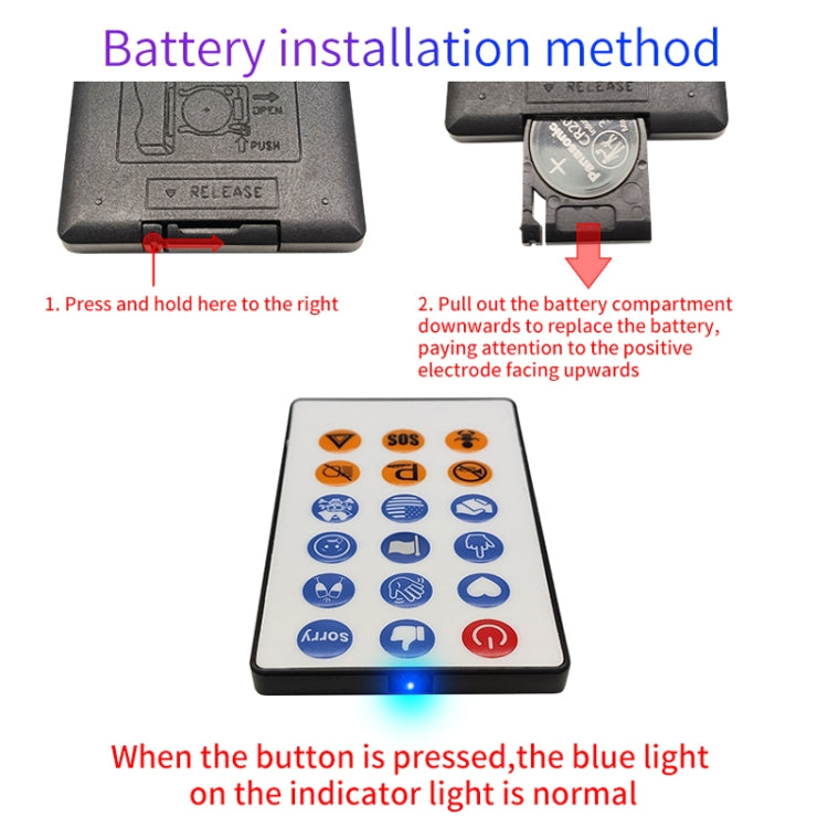 HI.GROOM Car LED Customized Pixel Emoticon Lights Bluetooth Remote Control Interactive AI Screen, No Remote Control, With Remote Control