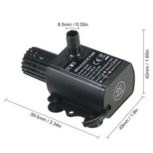 Load image into Gallery viewer, DC12V Micro Brushless Cold Water Circulating Fountain Water Pump, QR50C