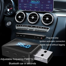 Load image into Gallery viewer, T60 Bluetooth 5.3 Audio Receiver Transmitter Car Radio USB FM Bluetooth Receiver, T60 2 in 1