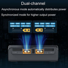 Load image into Gallery viewer, ToolkitRC M6D 500W Toy Airplane Dual Channel Li-Po Battery Balance Charger