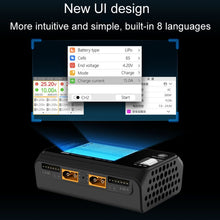 Load image into Gallery viewer, ToolkitRC M6D 500W Toy Airplane Dual Channel Li-Po Battery Balance Charger