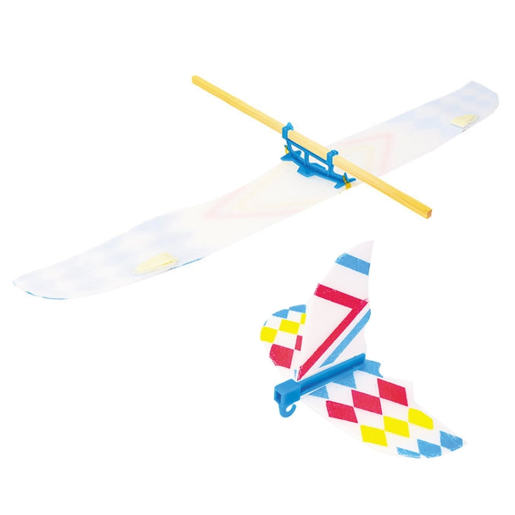 Rubber Bands Power Airplane Model DIY Technology Small Craft Children Science Experiment Class Puzzle Toy