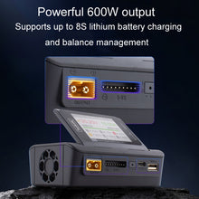 Load image into Gallery viewer, ToolkitRC M9 600W Airplane Li-Po Battery Balance Charger With Voice Function, M9