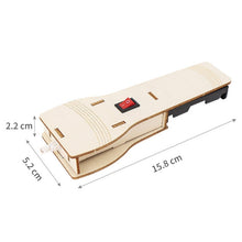 Load image into Gallery viewer, DIY Homemade Flashlight Wooden Handmade Toys Material Kit Creator Classroom Experimental Equipment, DIY Homemade Flashlight