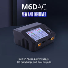 Load image into Gallery viewer, ToolkitRC M6DAC Dual Way Aeromodelling Drone Li-Po Battery Balance Charger, M6DAC