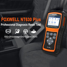 Load image into Gallery viewer, FOXWELL NT630 Plus OBD2 Scanner SRS ABS Code Reader SAS OIL EPB Reset Diagnostic, FOXWELL NT630 Plus