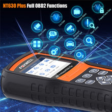 Load image into Gallery viewer, FOXWELL NT630 Plus OBD2 Scanner SRS ABS Code Reader SAS OIL EPB Reset Diagnostic, FOXWELL NT630 Plus