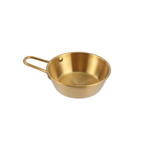 Load image into Gallery viewer, 304 Stainless Steel Seasoning Bowl Restaurant Rice Wine Snack Serving Bottle, 10.5cm With Handle Silver, 12cm With Handle Silver, 13cm With Handle SIlver, 14cm With Handle Silver, 17cm With Handle Silver, 10.5cm With Handle Gold, 12cm With Handle Gold ...