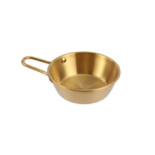 Load image into Gallery viewer, 304 Stainless Steel Seasoning Bowl Restaurant Rice Wine Snack Serving Bottle, 10.5cm With Handle Silver, 12cm With Handle Silver, 13cm With Handle SIlver, 14cm With Handle Silver, 17cm With Handle Silver, 10.5cm With Handle Gold, 12cm With Handle Gold ...