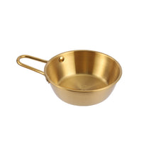 Load image into Gallery viewer, 304 Stainless Steel Seasoning Bowl Restaurant Rice Wine Snack Serving Bottle, 10.5cm With Handle Silver, 12cm With Handle Silver, 13cm With Handle SIlver, 14cm With Handle Silver, 17cm With Handle Silver, 10.5cm With Handle Gold, 12cm With Handle Gold ...
