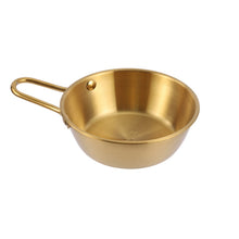 Load image into Gallery viewer, 304 Stainless Steel Seasoning Bowl Restaurant Rice Wine Snack Serving Bottle, 10.5cm With Handle Silver, 12cm With Handle Silver, 13cm With Handle SIlver, 14cm With Handle Silver, 17cm With Handle Silver, 10.5cm With Handle Gold, 12cm With Handle Gold ...