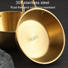 Load image into Gallery viewer, 304 Stainless Steel Seasoning Bowl Restaurant Rice Wine Snack Serving Bottle, 10.5cm With Handle Silver, 12cm With Handle Silver, 13cm With Handle SIlver, 14cm With Handle Silver, 17cm With Handle Silver, 10.5cm With Handle Gold, 12cm With Handle Gold ...