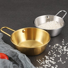 Load image into Gallery viewer, 304 Stainless Steel Seasoning Bowl Restaurant Rice Wine Snack Serving Bottle, 10.5cm With Handle Silver, 12cm With Handle Silver, 13cm With Handle SIlver, 14cm With Handle Silver, 17cm With Handle Silver, 10.5cm With Handle Gold, 12cm With Handle Gold ...