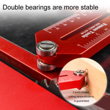 Load image into Gallery viewer, Fonson Woodworking Roller Table Saw Thin Cutting Board Guide Stopper, GD704B, GD704C
