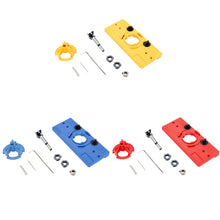 Load image into Gallery viewer, Fonson 35MM Woodworking Hinge Hole Opener Wooden Door Hinge Locator, Yellow, Blue, Red