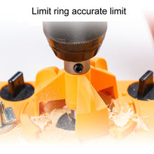 Load image into Gallery viewer, Fonson 35MM Woodworking Hinge Hole Opener Wooden Door Hinge Locator, Yellow, Blue, Red