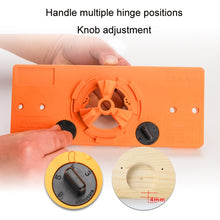 Load image into Gallery viewer, Fonson 35MM Woodworking Hinge Hole Opener Wooden Door Hinge Locator, Yellow, Blue, Red