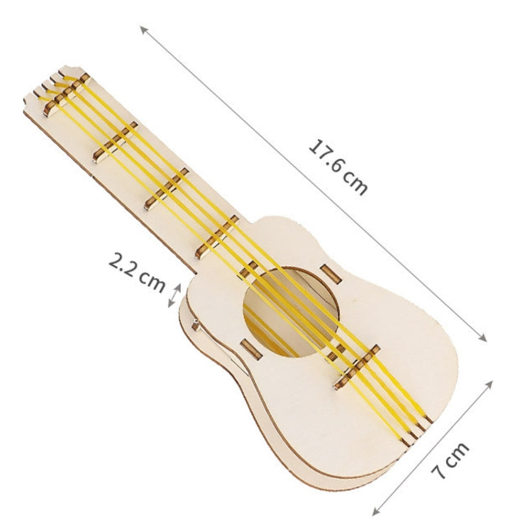 Rubber Band Guitar Sound Awareness Material Kit Kids DIY Toys Research Equipment